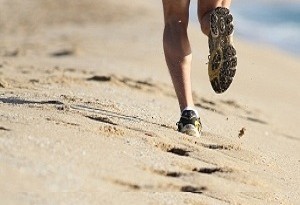 Scarpe per correre sulla spiaggia